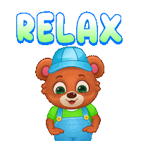 Relaxing Chill Out Sticker by Lucas and Friends by RV AppStudios