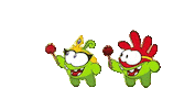Happy Dance Sticker by Om Nom