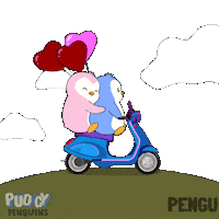 I Love You Heart Sticker by Pudgy Penguins