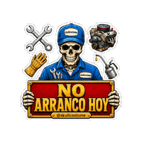 Skull Empezar Sticker