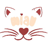 Cat Feline Sticker by Villa Pet Salvador