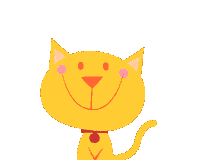 happy cat Sticker by Ecard Mint