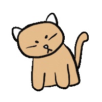 Angry Cat Sticker by HAMTARINA