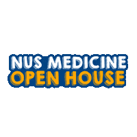 Open House Sticker by NUS Medicine