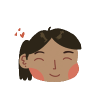 Heart Girl Sticker