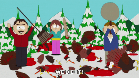 kyle broflovski cheering GIF by South Park 