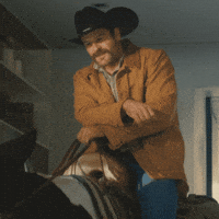 phillycreamchs wink cowboy cow philadelphia GIF