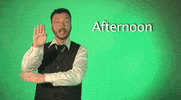 sign language afternoon GIF by Sign with Robert