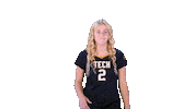 Golden Eagles Volleyball Sticker by Tennessee Tech Athletics