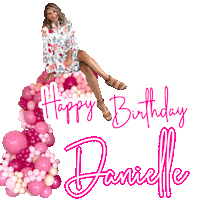 shopdandy birthday happy birthday danielle dandy Sticker