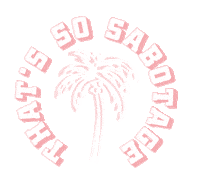 Palm Sabotage Sticker by Brunette The Label
