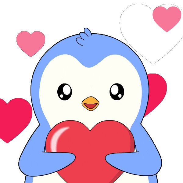Valentines Day Love Sticker by Pudgy Penguins