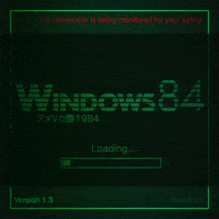 warakami retro 80s loading cyberpunk GIF