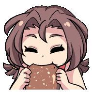 Emoji Eating Sticker by Jin