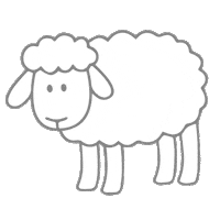 Winter Sheep Sticker by My Baby Factory