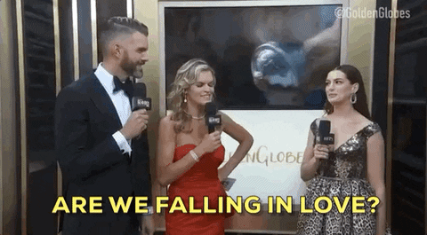 red carpet are we falling in love GIF by Golden Globes