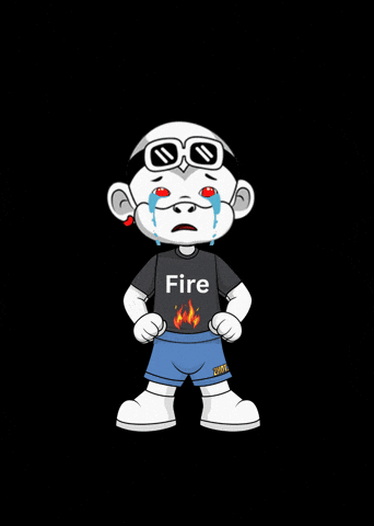 Sad Fire GIF by Zhot