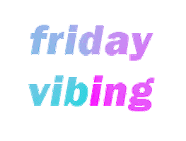 Friday Vibing Sticker