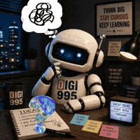 Confused Cartoon Character GIF by Digi 995