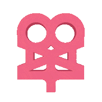 Pink Teething Sticker by [PIAS]