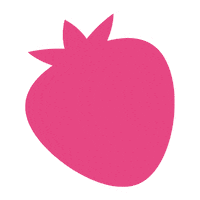 Strawberry Sticker by Bloom Nutrition