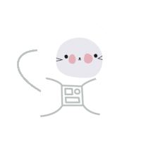 space conillo Sticker