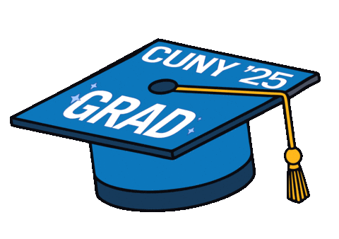 Graduation Cuny Sticker by The City University of New York
