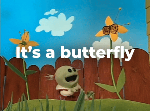 Season 1 Butterfly GIF by Nanalan'
