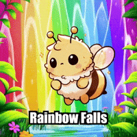 Rainbow Falls GIF by Beelightened