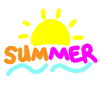 Summer Heatwave Sticker by Mathilde Cabanas