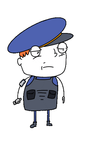 gravatanimando giphyupload police pm blitz Sticker