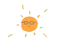 Sun 太陽 Sticker