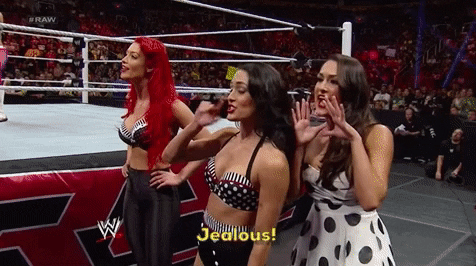 jealous wwe divas GIF by WWE