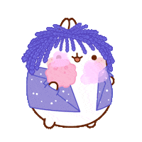 Maquillage Make Up Sticker by Molang