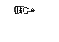 sickskates sick bottle xxx booze Sticker