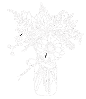 Flower Sticker