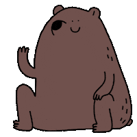 Bear Sticker by CsaK