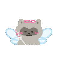Lucy Raccoon Sticker