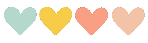 mailinhstudio love heart hearts pastell Sticker