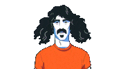 80S Valley Sticker by Frank Zappa