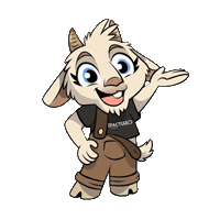 Mainefactured goat chivita mainefactured mainefacturedgoat Sticker