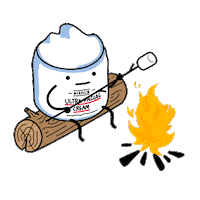 Fire Camping Sticker by Kiehl’s Global