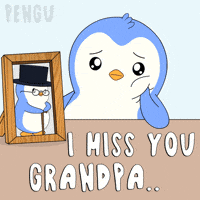 I Miss You Penguin GIF by Pudgy Penguins
