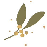 Christmas Sparkling Sticker by Collectiv Warehouse