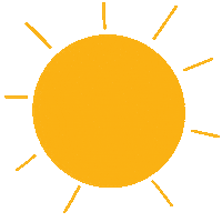 Sun Weather Sticker