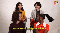 Her Nose Is Always In A Book