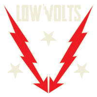 LowVolts shocked electric rocknroll lowvolts Sticker