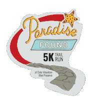 peelcomptonfoundation 5k trailrun paradisefound nwarkansas Sticker