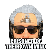 Overthinking Own Worst Enemy Sticker