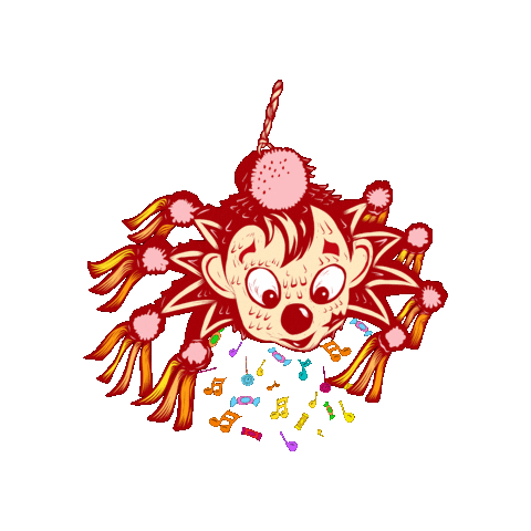 Bob Baker Fiesta Sticker by Bob Baker Marionette Theater
